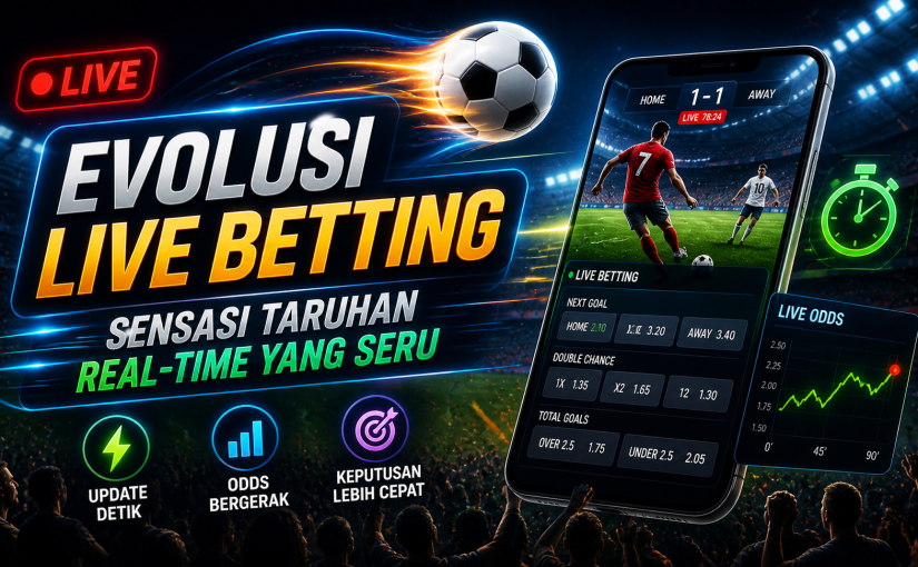 Evolusi Live Betting: Sensasi Taruhan Real-Time yang Seru